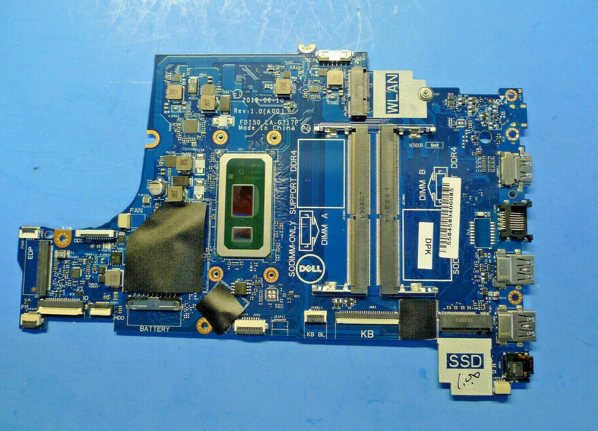 NEW Dell Vostro 3590 Motherboard Intel i5-10210U 1.6 GHz 69TG5 | eBay