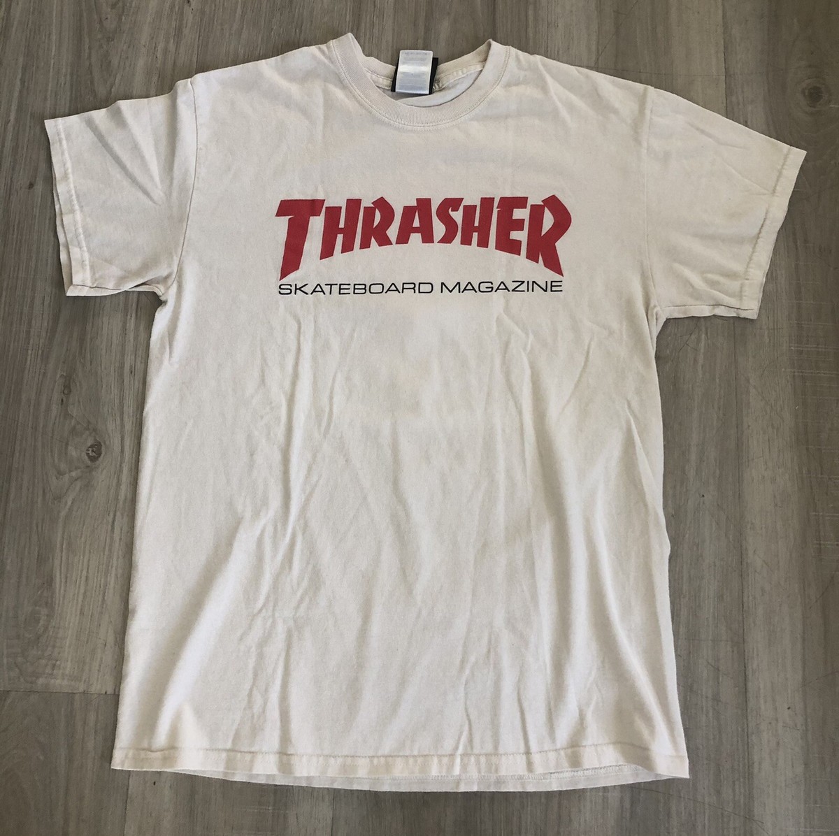VTG Thrasher Magazine Resurrection Skate Goat Destroy Shirt Size