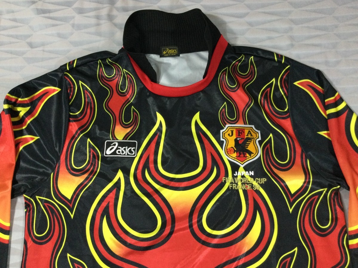 FIFA World Cup France 1998 Japan Football Team Aasics Jersey SizeM