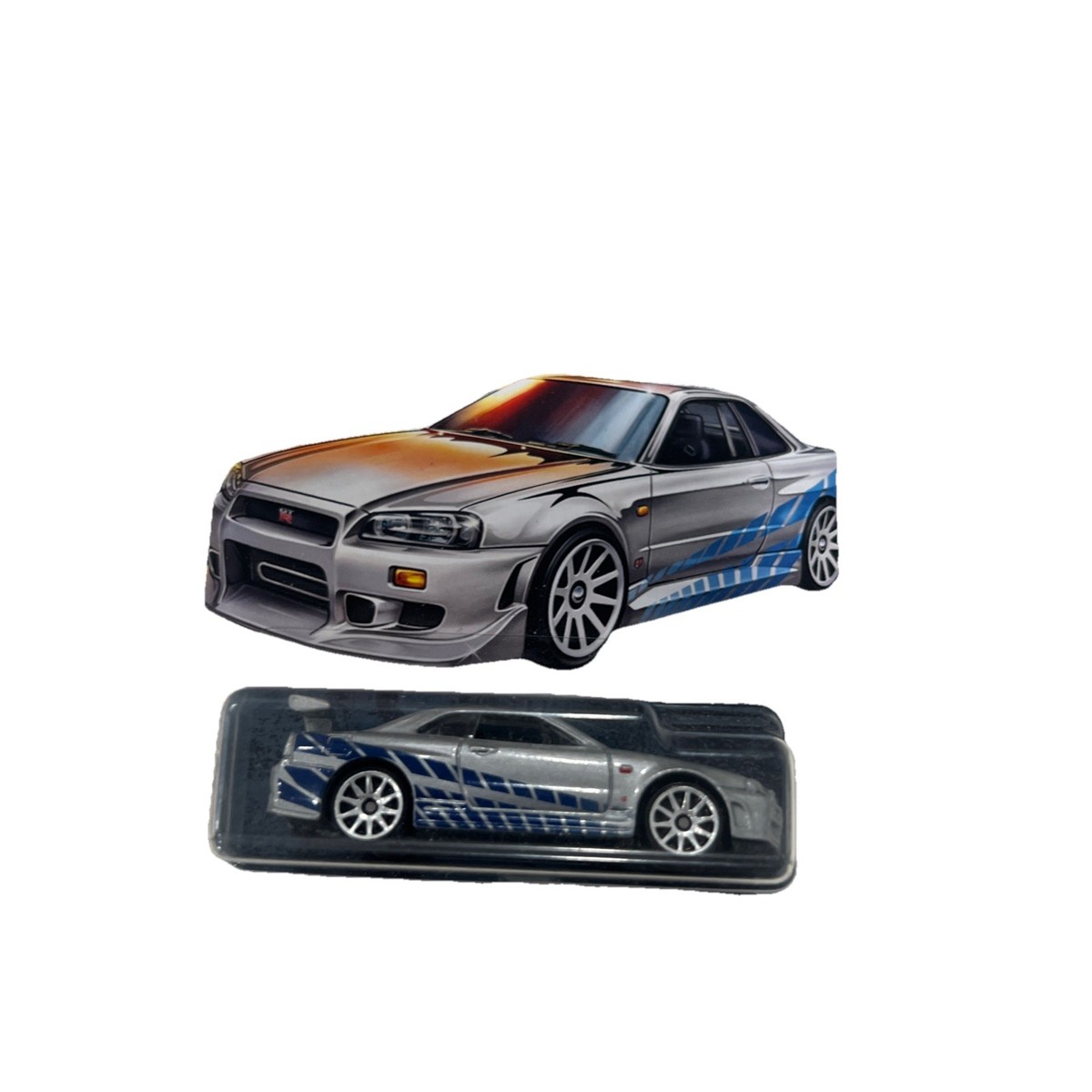 Hot Wheels Nissan Skyline GTR R34 Fast & Furious 2021 Paul Walker