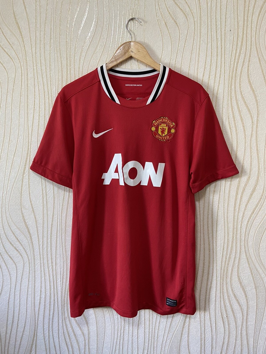 MANCHESTER UNITED 2011 2012 HOME FOOTBALL SHIRT SOCCER JERSEY NIKE