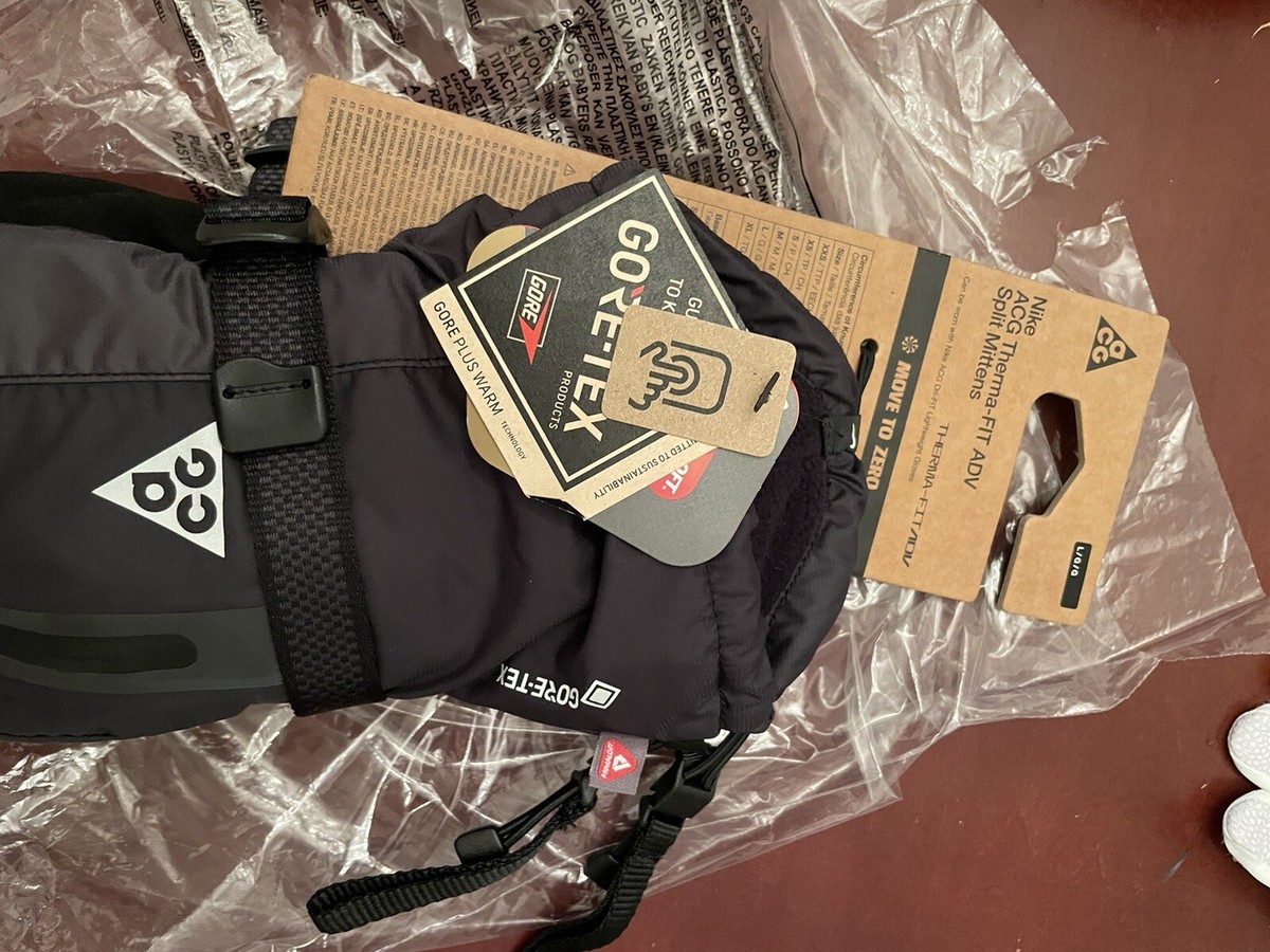 Nike ACG Gore Tex Therma-Fit ADV Split Mitten Gloves Sz L | eBay