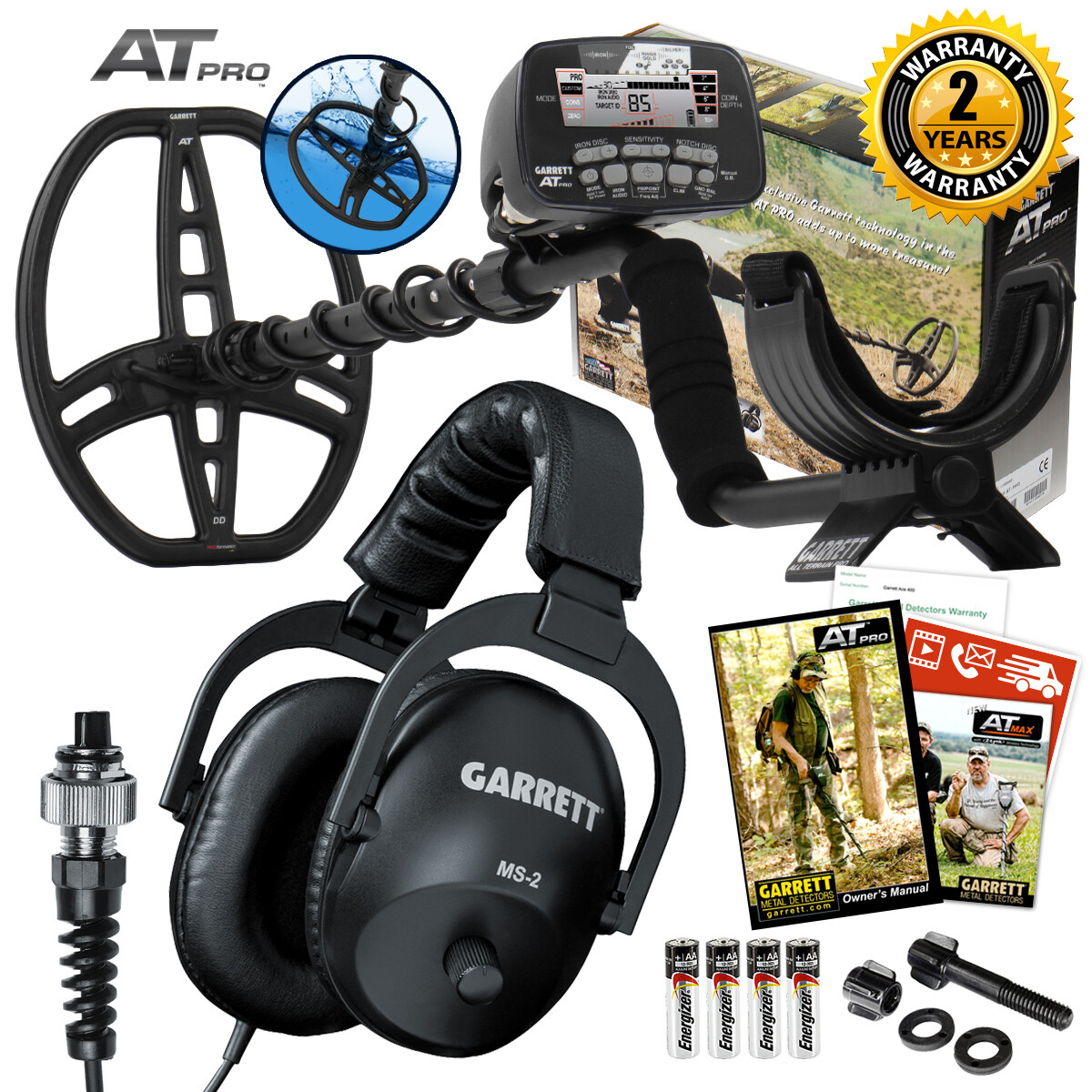 Garrett AT Pro Metal Detector with Headphones | eBay