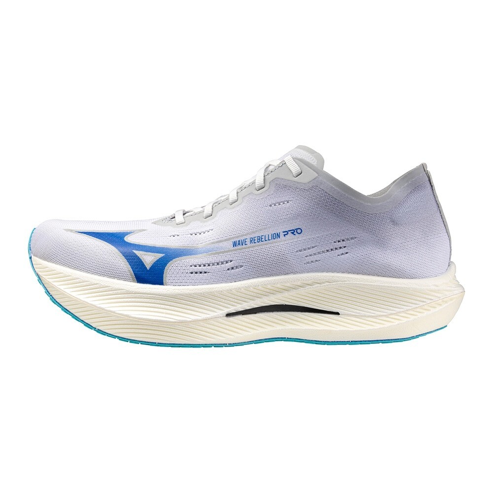 Mizuno Wave Rebellion Pro Natural White Blue U1GD2499 00 Men's