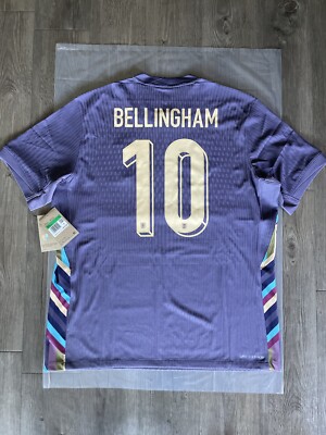 Jude Bellingham 2024 Authentic Nike Dri Fit Adv England Away