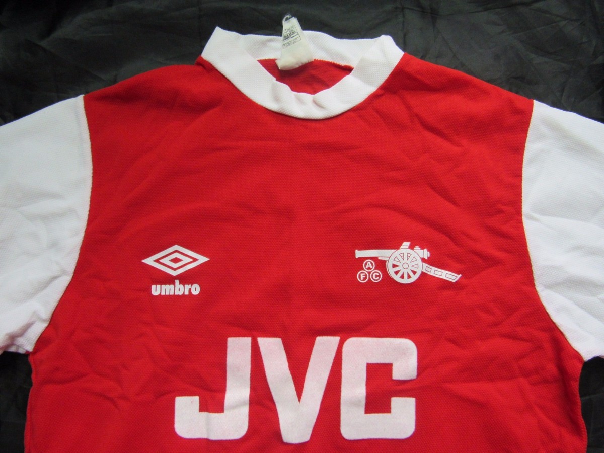 1981-1982 Arsenal FC GUNNERS UMBRO Long Sleeve SHIRT RETRO SIZE 34