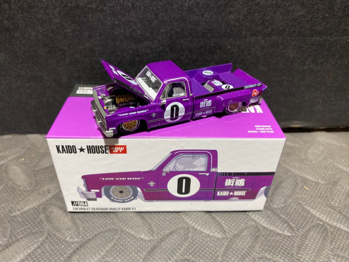 1/64 MINI GT KAIDO HOUSE #84 1983 CHEVROLET SILVERADO DUALLY