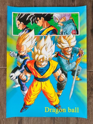 Dragon Ball Z Poster Choose Goku Vegeta Trunks Gohan Gotenks Anime
