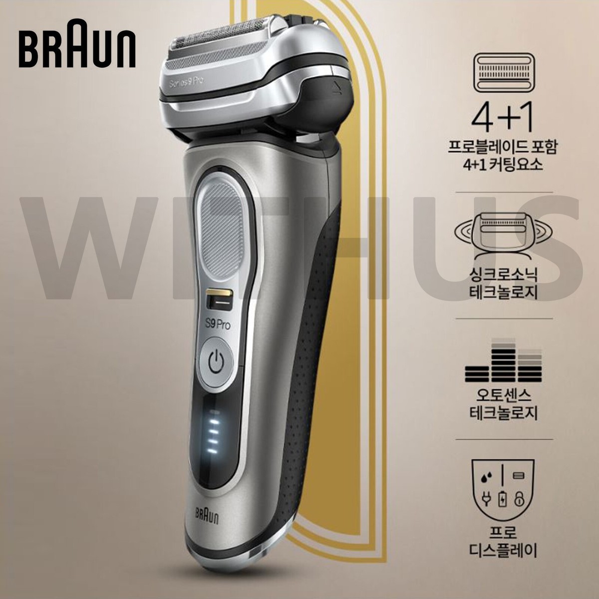 Braun Series 9 Pro 9415s Cordless Electric Shaver Wet&Dry