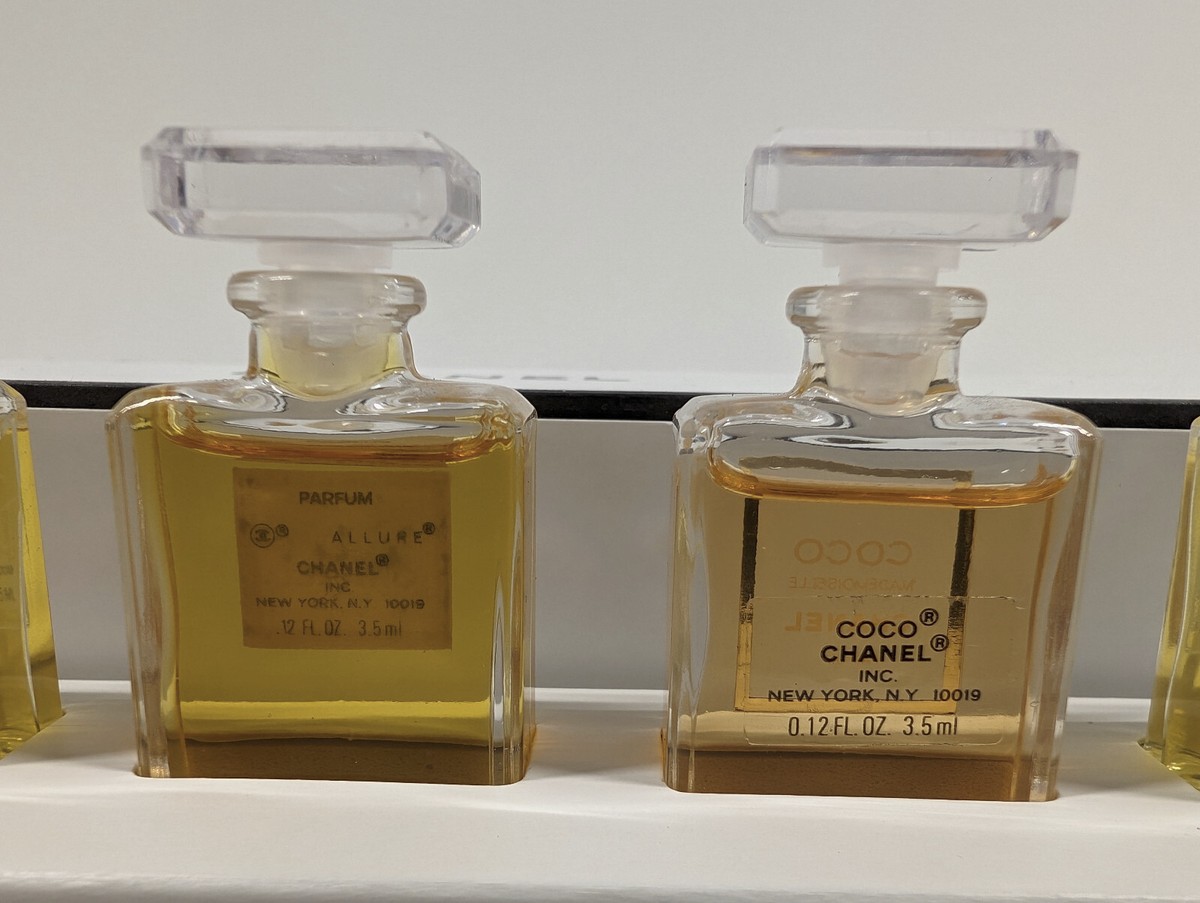 Chanel Miniature Perfume Box Set No. 5, Coco Mademoiselle, Allure