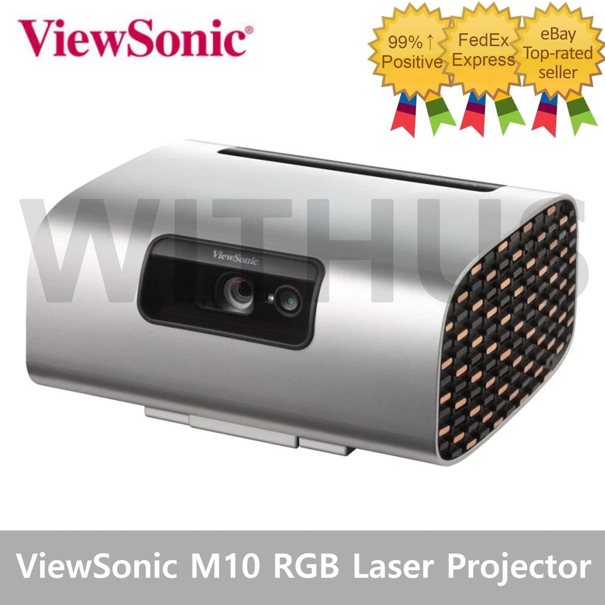 ViewSonic M10 Portable RGB Laser Smart Projector with Harman