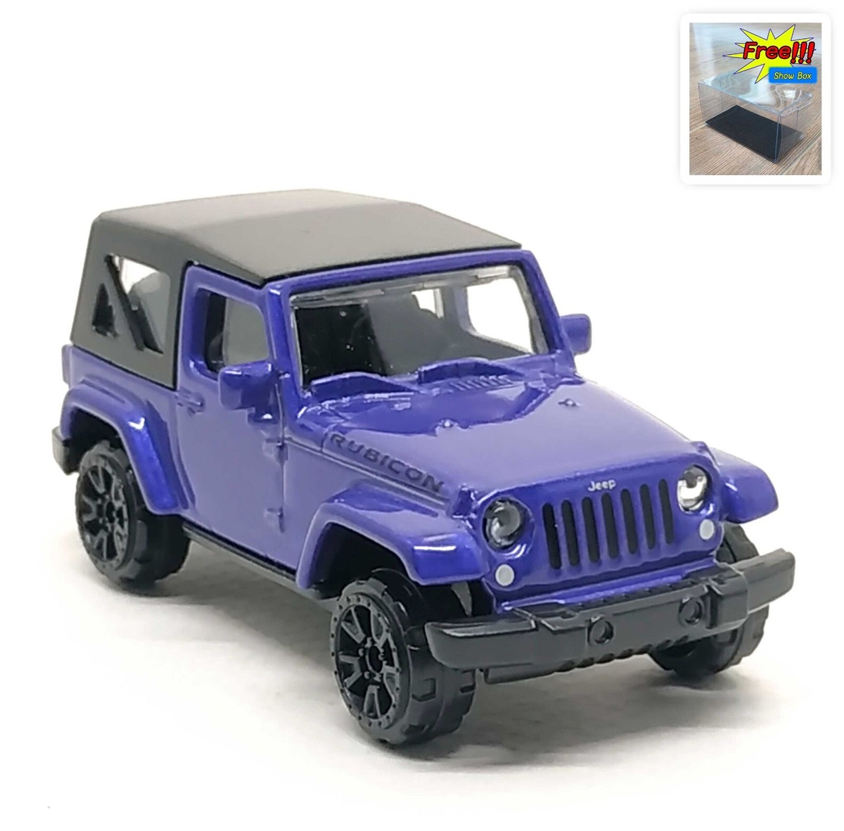Majorette Jeep Wrangler Rubicon Dark Purple 1:60 (3