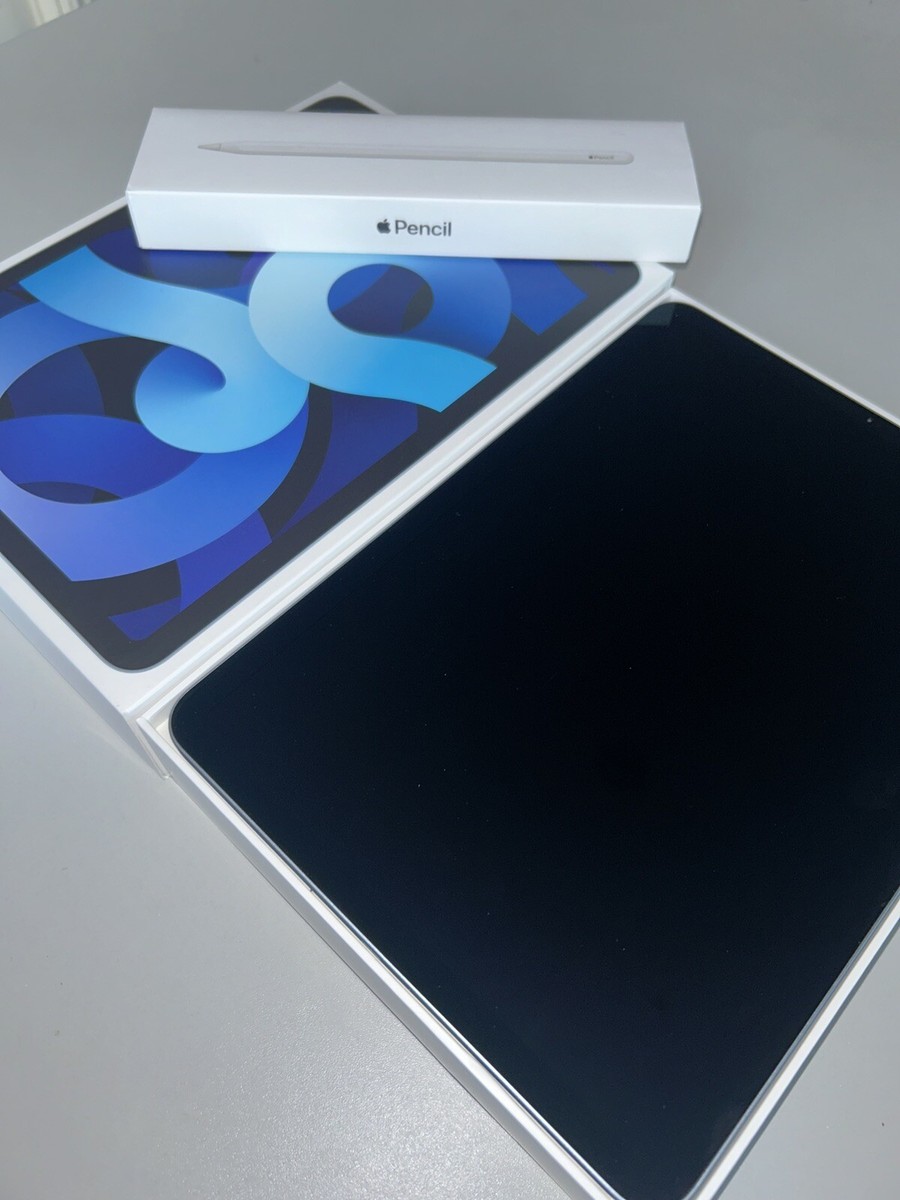 Apple iPad Air 4th Generation, 64GB, Wi-Fi + Cellular- Sky Blue +