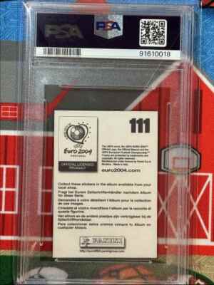 2004 Panini UEFA Euro 2004 Stickers POP 1 1/1 Thierry Henry RC PSA