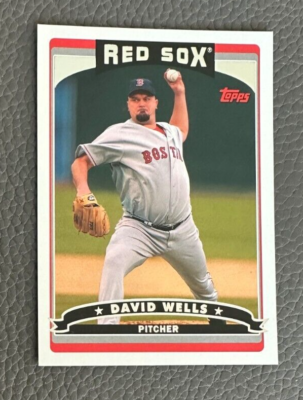 2006 TOPPS BASEBALL CARD #240 DAVID WELLS RED SOX | eBay