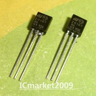 10 PCS Z0107 TO-92 Z0107MA 0107 Triacs Transistor | eBay