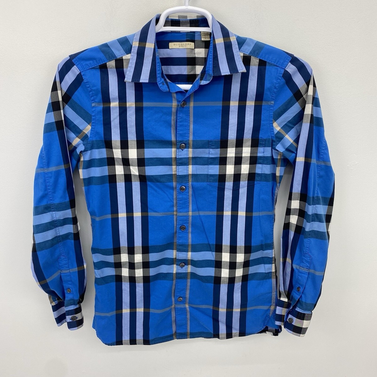 Burberry Brit Shirt Men's Small Nova Exploded Premium Designer