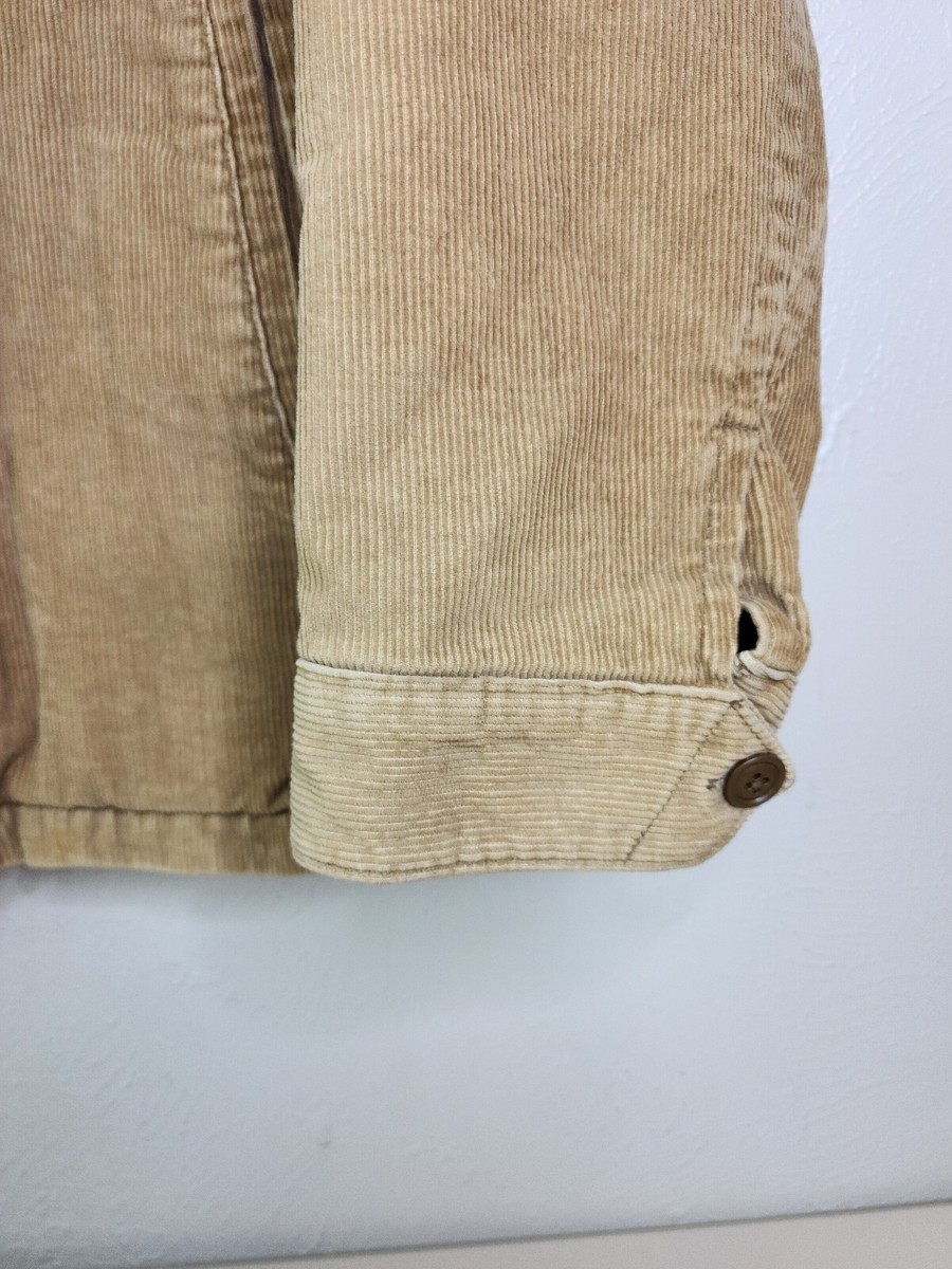 Vtg GAP Mens XL Tan Neutral Corduroy Lined Full Zip Soft Jacket | eBay