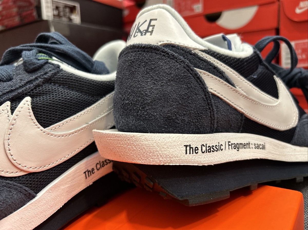 Fragment Design x Sacai x Nike LDWaffle “Blackened Blue” - Men's