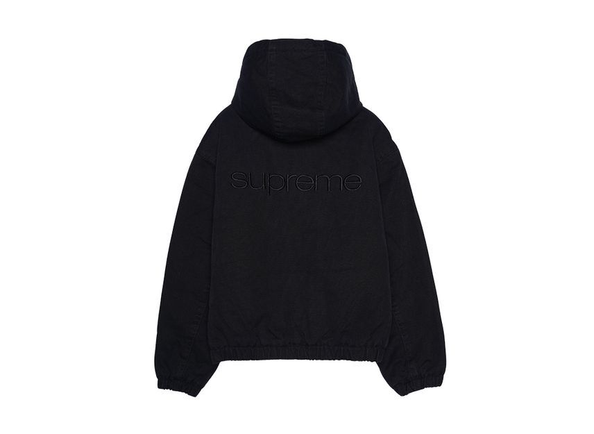 Supreme Faux Shearling Lined Bomber Jacket Black | eBay