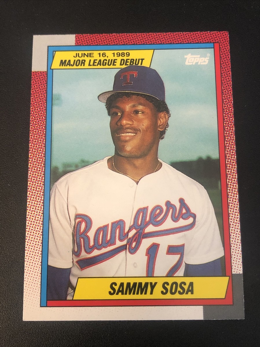 1989 Topps Rookie Debut Sammy Sosa Rookie #120 | eBay