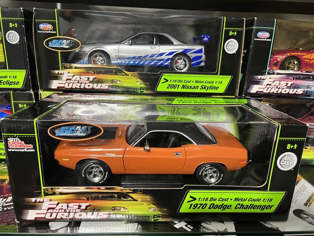 RACING CHAMPIONS 1/18 Fast & Furious 1970 DODGE Challenger Diecast