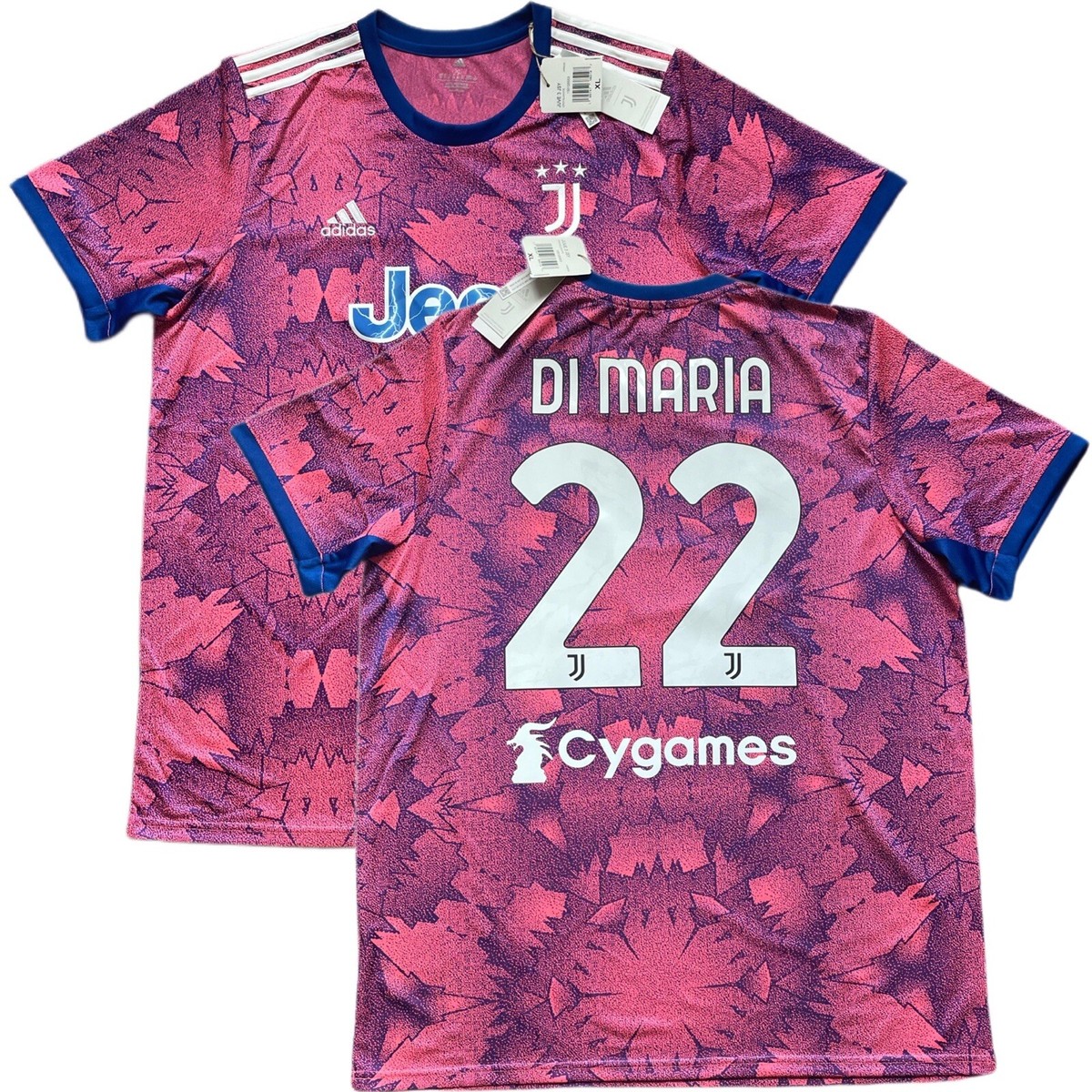 2022/23 Juventus Third Jersey #22 Di Maria XL Adidas Soccer