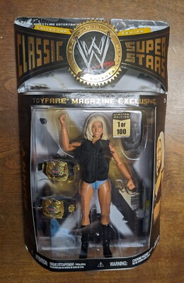 WWE SUNNY CLASSIC SUPERSTARS RARE 1/100 FIGURE W/ SIGNED 8X10 JSA
