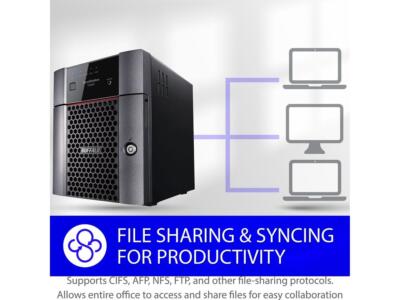 BUFFALO TeraStation TS3420DN0804 4-Bay NAS 8TB (4x2TB) with NAS