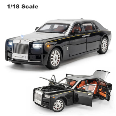 1:18 Scale Rolls-Royce Phantom Diecast Vehicle Model Car Toy