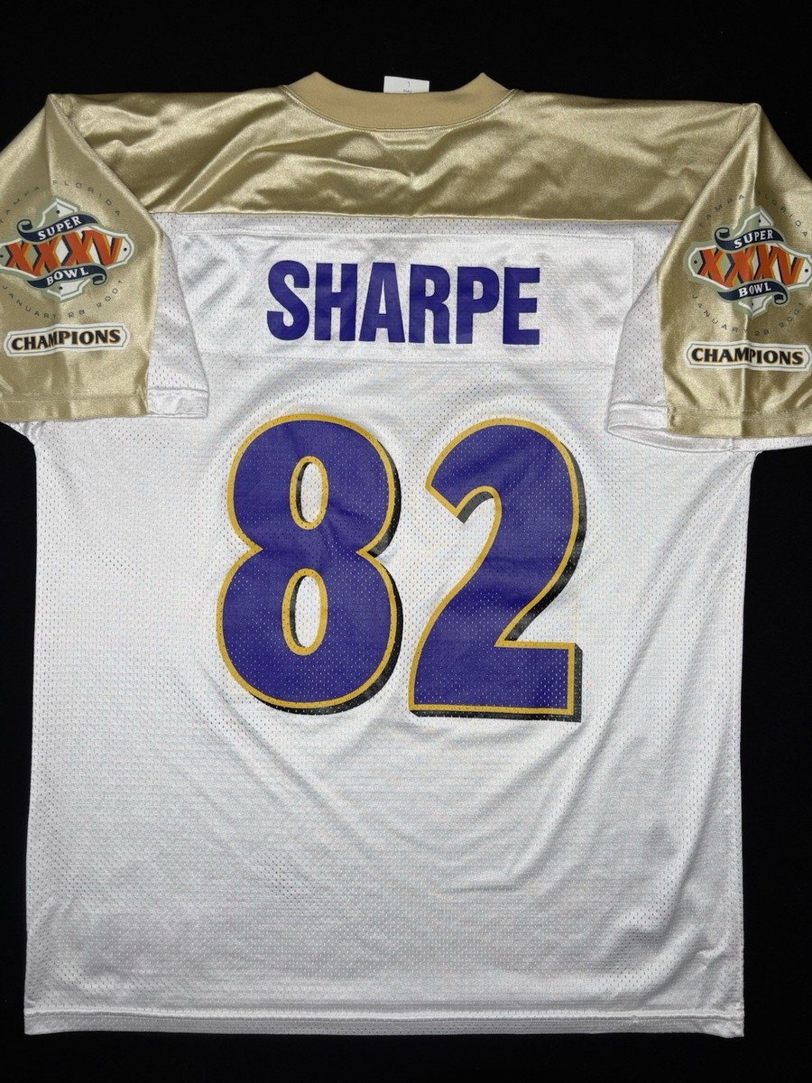 Rare Baltimore Ravens Shannon Sharpe Super Bowl 35 Majestic