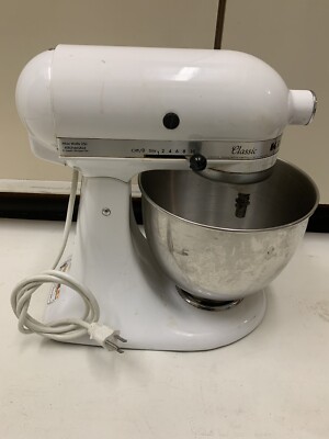 Kitchenaid White Stand Mixer Power 250-Watt Tested Working | eBay