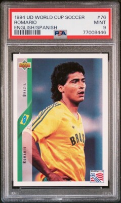 Romario 1994 Upper Deck World Cup Contenders #76 Brazil English