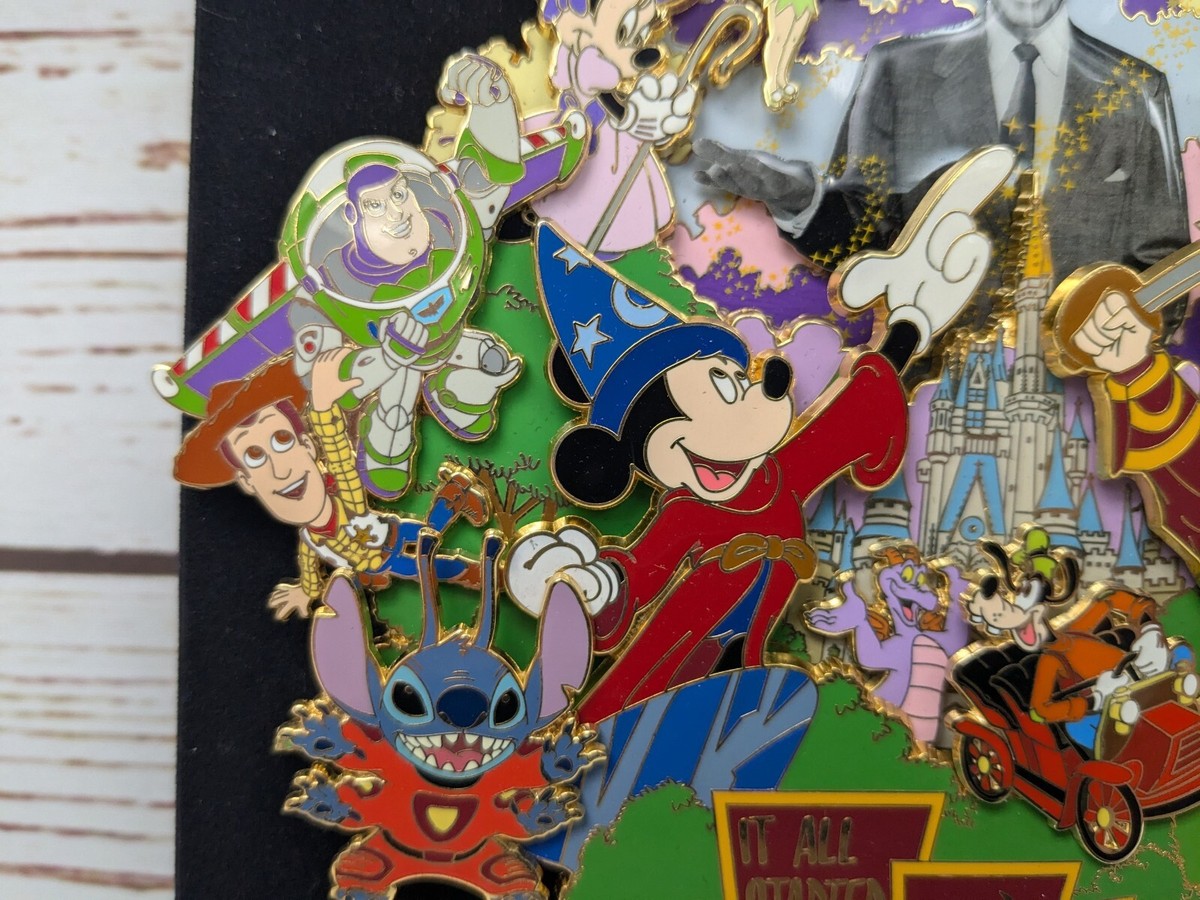 Walt Disney 2006 It All Started with Walt Super Jumbo Pin Box Set