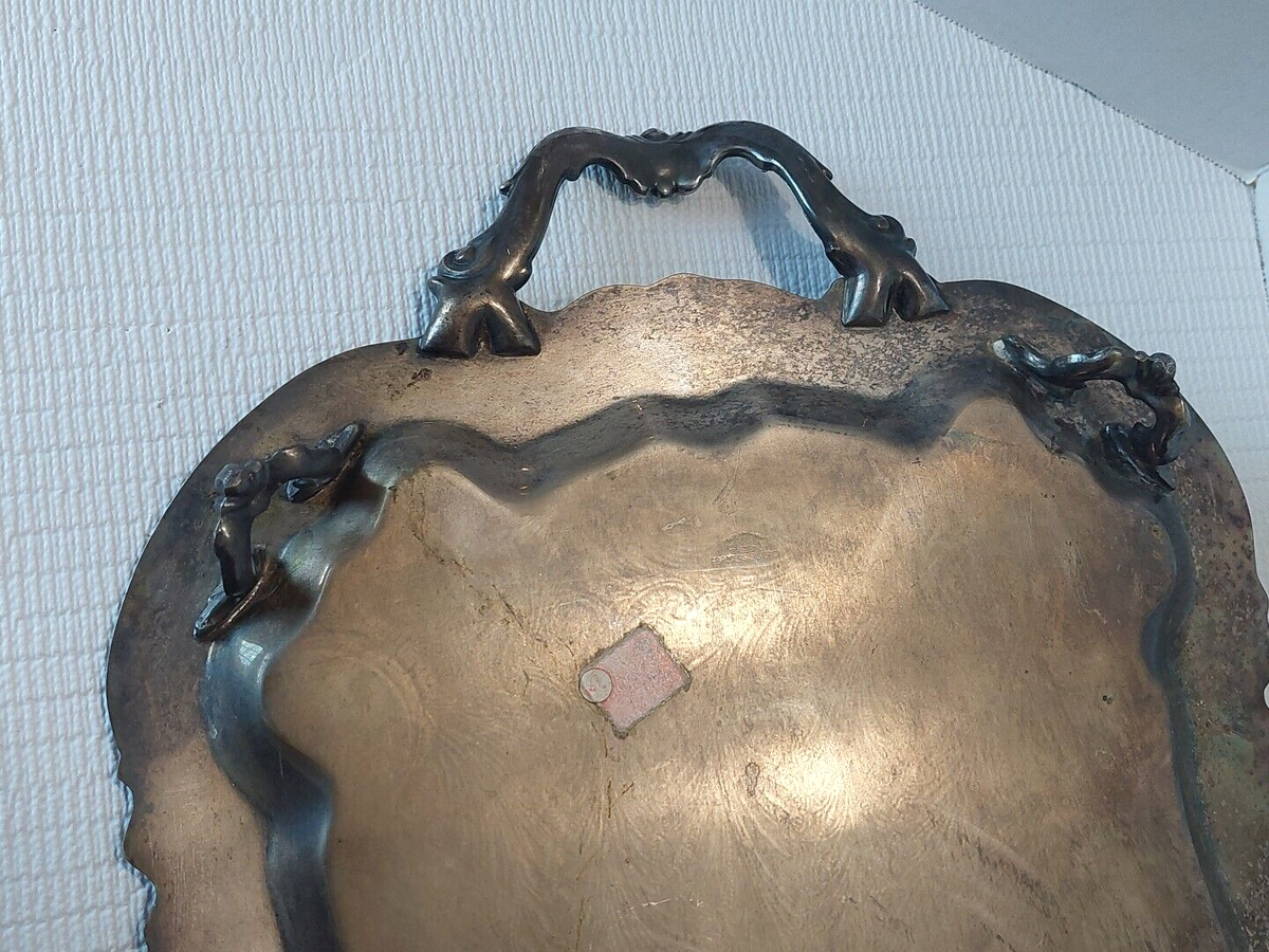 ANTIQUE F.B. ROGERS SILVER Co. TRADEMARK 1883 SILVER-PLATED LARGE