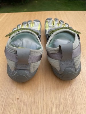 Vibram FiveFingers Sprint Barefoot Running Shoes Gray/Green W145