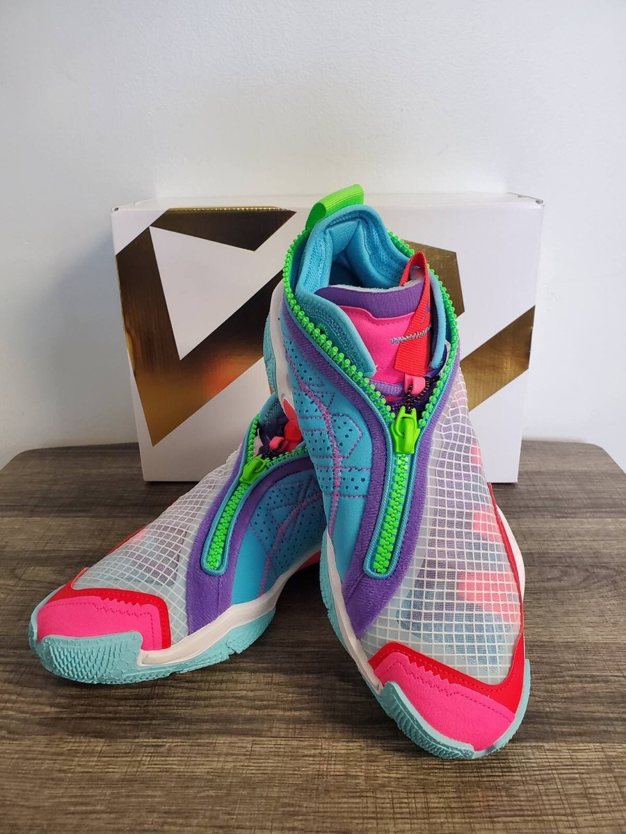 Jordan Why Not .6 - White/ Siren Red- Balktic Blue, Size 11 | eBay