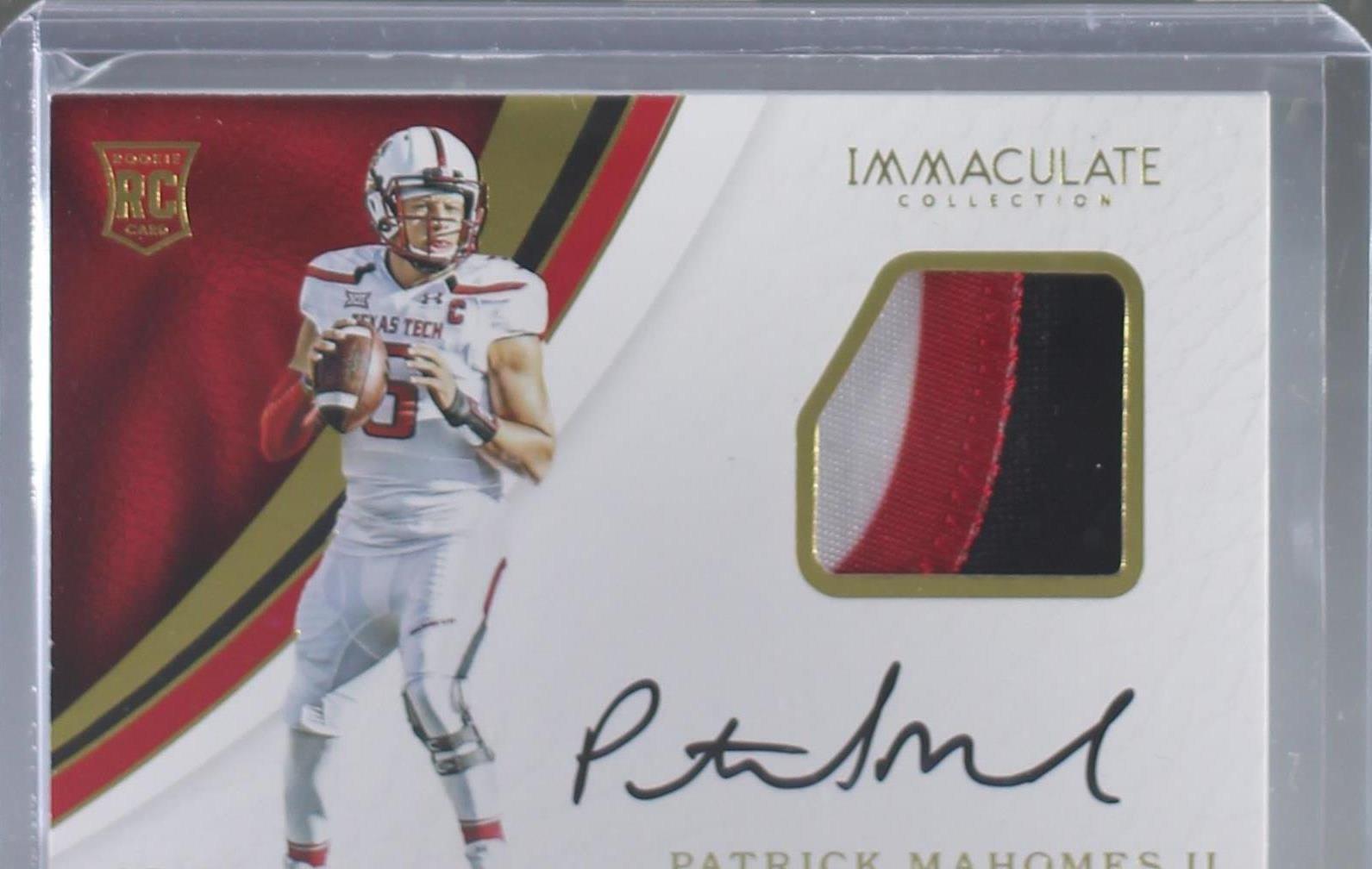 2017 Panini Immaculate Collection Collegiate Patrick Mahomes II