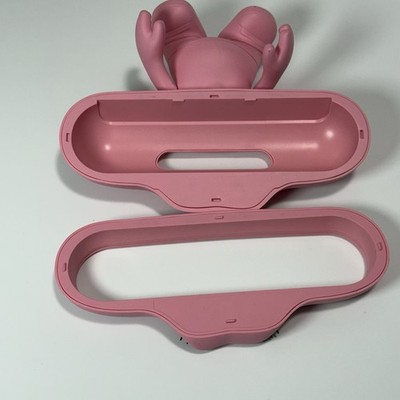 Beats Pill Bluetooth Speaker Pink Nicki Minaj Holder Works Plugged