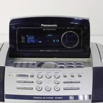 Panasonic RX-MDX7 Cobra Top Radio Cassette MD Player | eBay