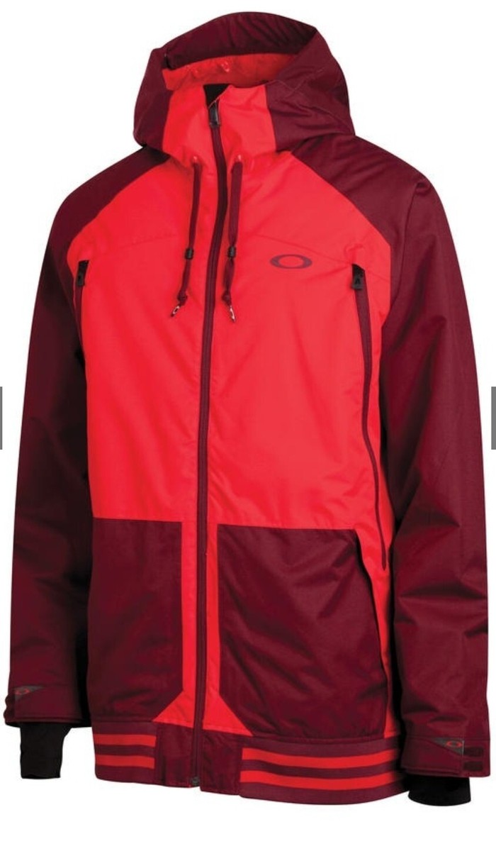 New Oakley Originate Jacket LARGE snow Ski Skiing Snowboarding Red
