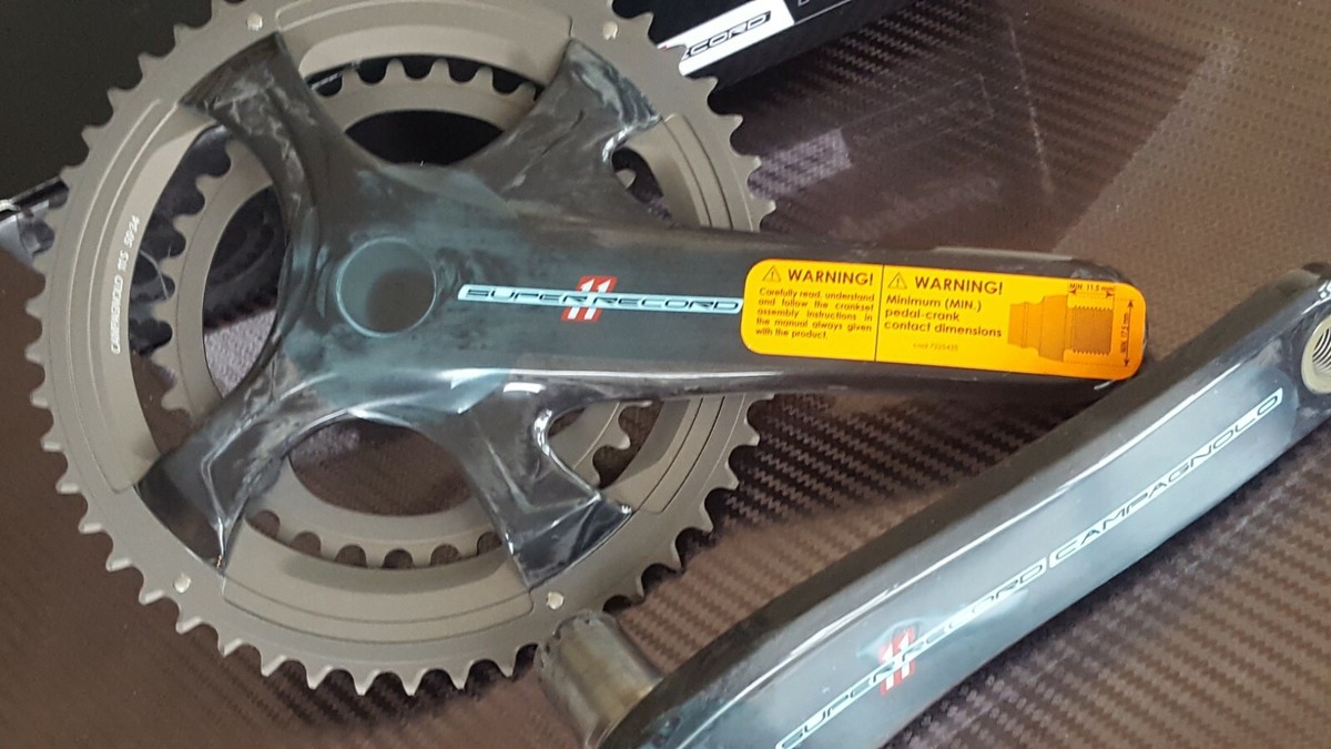 Campagnolo Super Record 11s Carbon Crankset Chainset 175mm Ultra