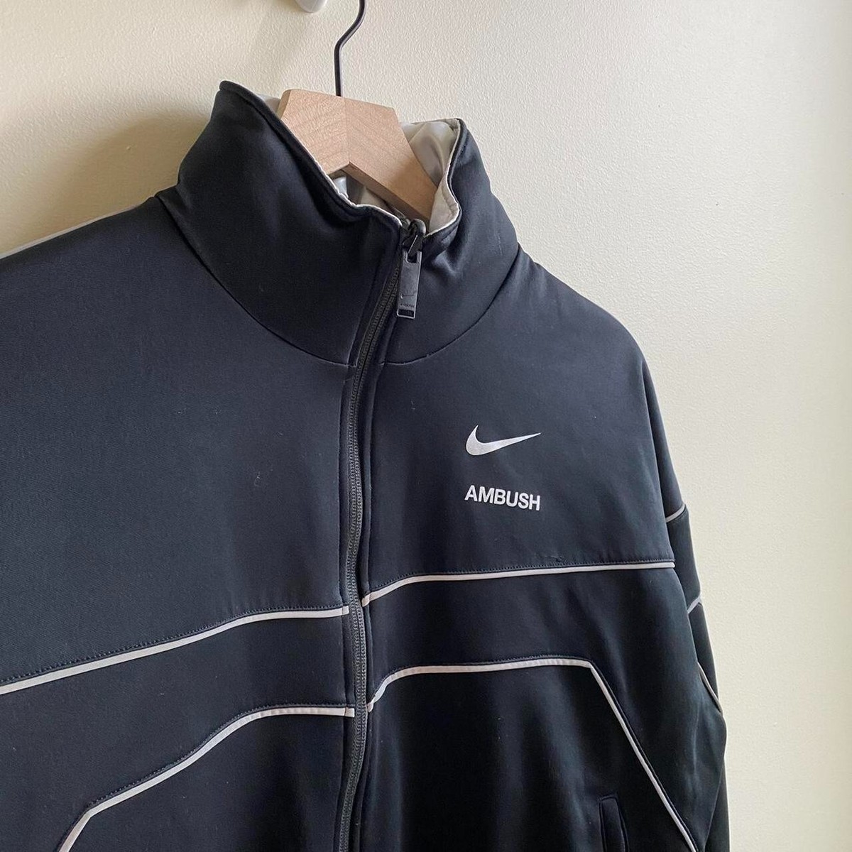 NIKE LAB X AMBUSH RARE REVERSIBLE JACKET unisex black / silver