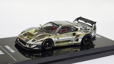 1:64 Inno64 Ferrari F40 Chrome Silver LBWK Hobby Expo China