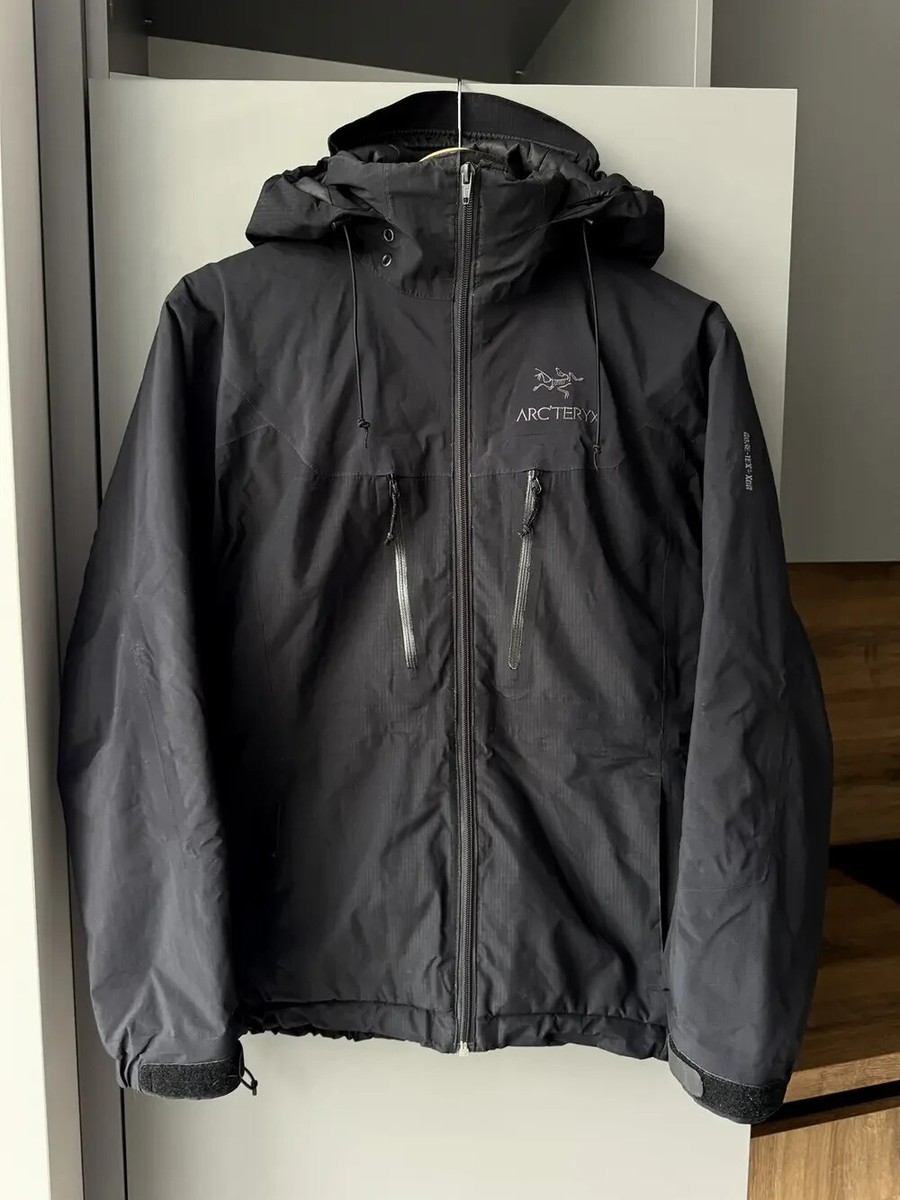 Vtg Arc'Teryx Jacket Womens Small Black Gore-Tex Xcr Primaloft