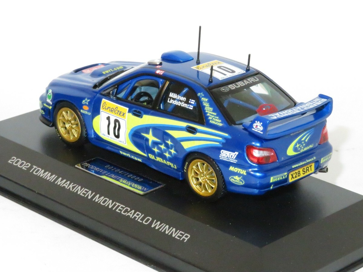 1/43 Subaru Impreza S7 WRC `01 Winner Rally Monte Carlo 2002 #10 T