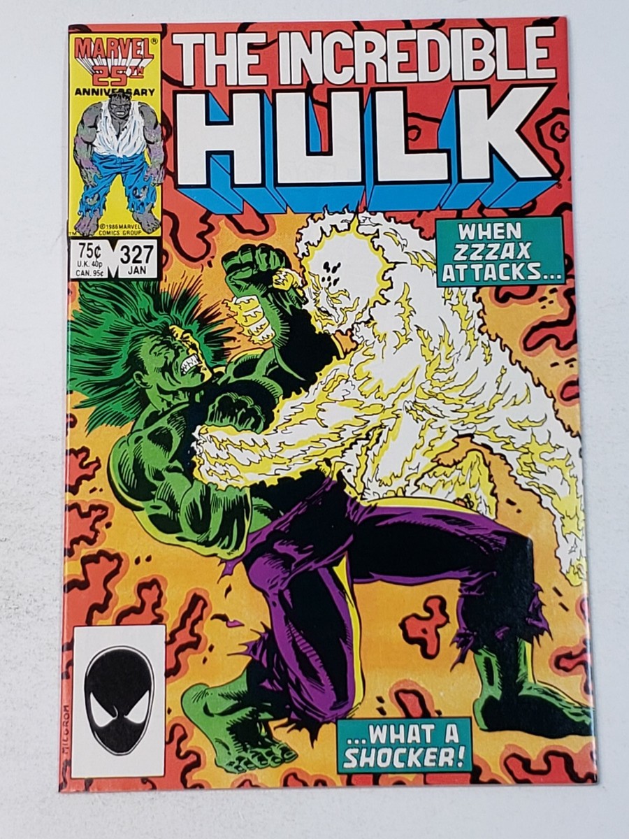 The Incredible Hulk 327 DIRECT Marvel Comics ZZZAX app Copper Age