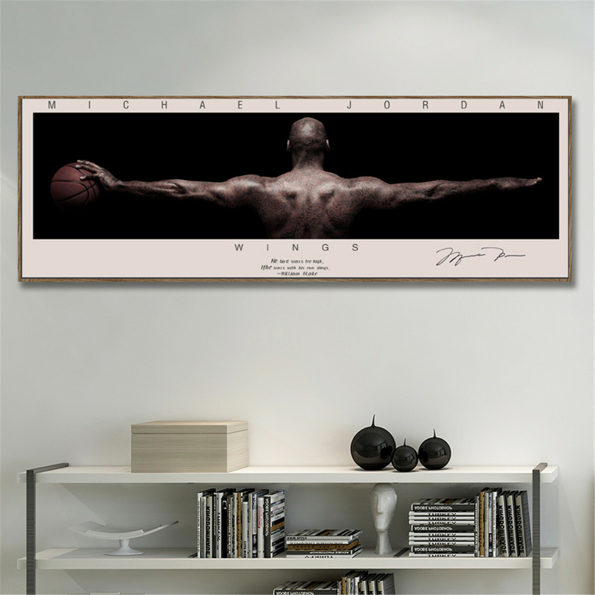 Michael Jordan Wings Canvas Poster Unframed Picture Wall Hangings