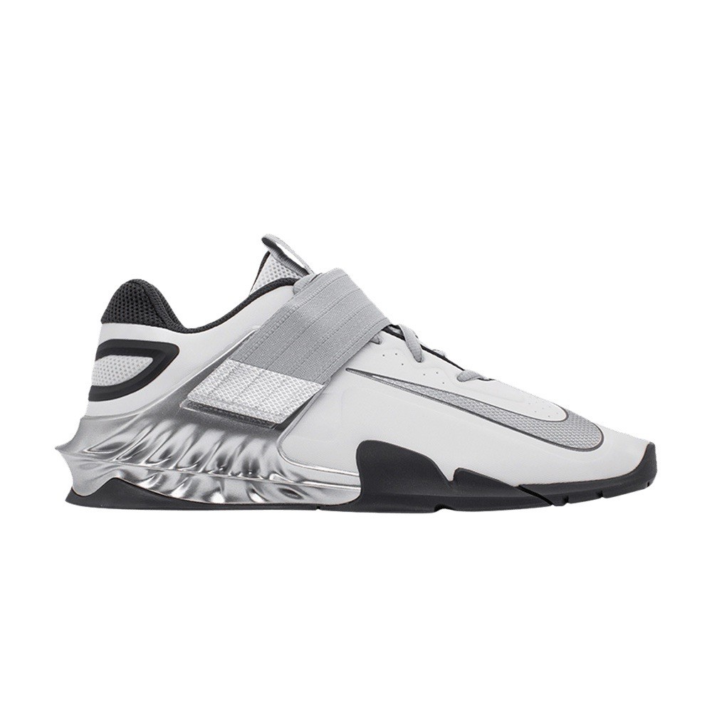 NEW Nike Savaleos SE Men's Size Weightlifting Shoes Gray Silver