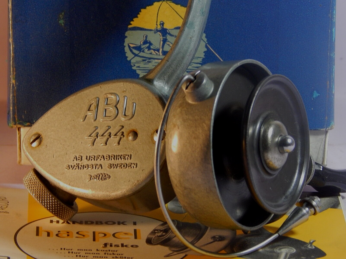 1957 vintage first version ABU 444 Record spinning reel-used